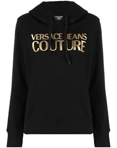 Толстовка с логотипом и эффектом металлик Versace jeans couture