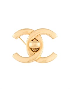 Брошь 1996 го года с логотипом CC Chanel pre-owned
