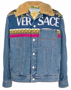 Джинсовая куртка с логотипом Versace