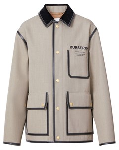 Однобортная куртка с принтом Horseferry Burberry