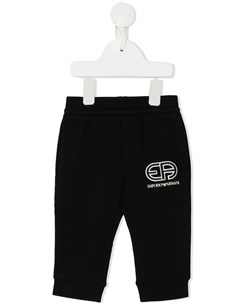 Спортивные брюки с вышитым логотипом Emporio armani kids