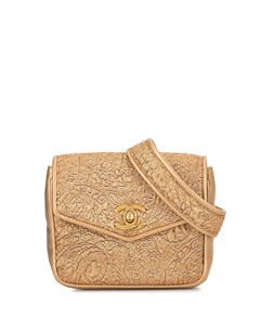 Поясная сумка Nishijin ori с логотипом CC Chanel pre-owned