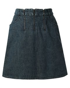Джинсовая юбка 2000 х годов с молниями Chanel pre-owned
