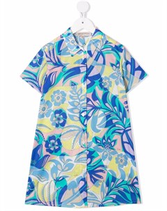 Платье рубашка Samoa с цветочным принтом Emilio pucci junior
