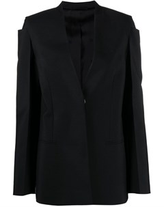 Однобортный пиджак без воротника Givenchy