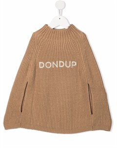 Джемпер в рубчик с вышитым логотипом Dondup kids