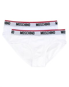 Комплект трусов с логотипом Moschino