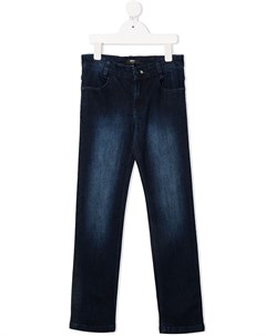 Узкие джинсы с завышенной талией Boss kidswear