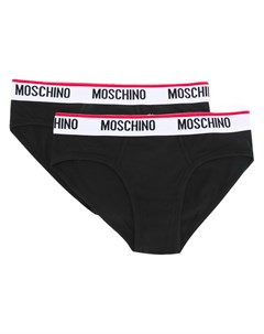 Комплект трусов с логотипом Moschino