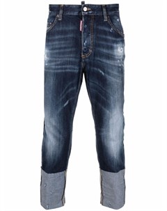 Укороченные джинсы Skater с эффектом потертости Dsquared2