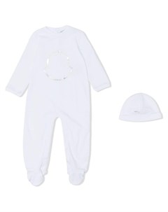 Комплект из пижамы и шапки с логотипом Moncler enfant