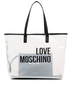 Сумка тоут с тисненым логотипом Love moschino