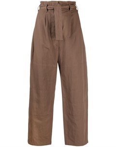 Укороченные брюки с поясом Lemaire