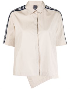 Рубашка с короткими рукавами и отделкой в полоску Lorena antoniazzi