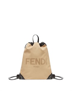 Рюкзак с кулиской и логотипом Fendi