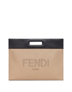 Двухцветная сумка тоут Fendi