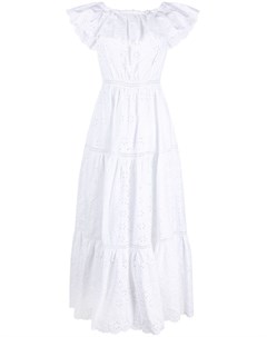 Расклешенное платье с английской вышивкой P.a.r.o.s.h.