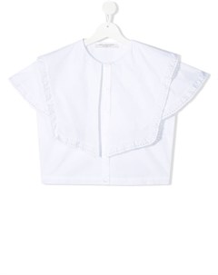 Укороченная блузка с вышивкой Philosophy di lorenzo serafini kids