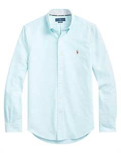 Рубашка оксфорд с вышитым логотипом Polo ralph lauren