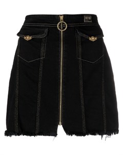 Джинсовая юбка на молнии Versace jeans couture