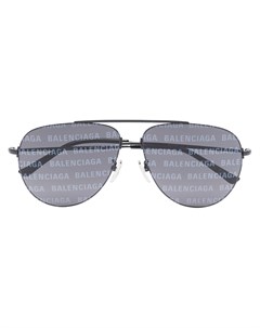 Солнцезащитные очки авиаторы с логотипом Balenciaga eyewear