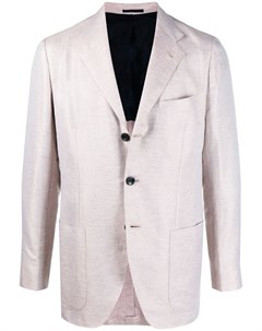 Однобортный пиджак с заостренными лацканами Kiton