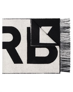 Кашемировый шарф с логотипом вязки интарсия Burberry