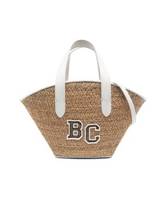 Пляжная сумка с вышитым логотипом Brunello cucinelli kids