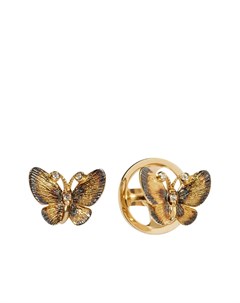 Серьги гвоздики из желтого золота с бриллиантами Annoushka