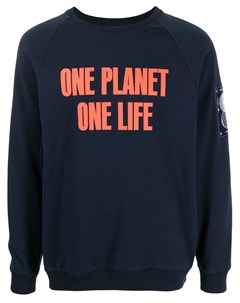 Толстовка с надписью One Planet One Life Ports v