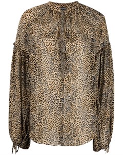 Блузка с леопардовым принтом Wandering