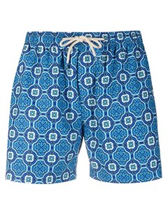 Плавки шорты Poltu с геометричным принтом Peninsula swimwear
