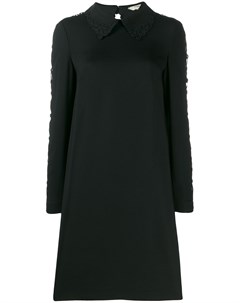 Платье рубашка с кружевными рукавами Fendi