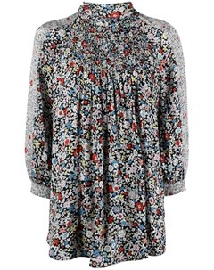 Плиссированная блузка с цветочным принтом See by chloe