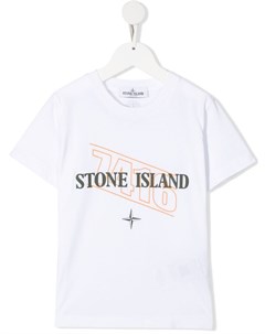 Футболка с логотипом Stone island junior