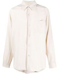 Рубашка с длинными рукавами и складками Ami paris