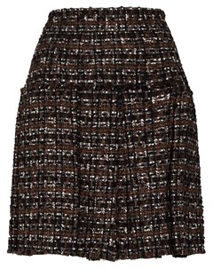 Твидовая юбка со складками Dolce&gabbana