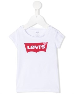 Платье футболка с короткими рукавами и логотипом Levi's kids