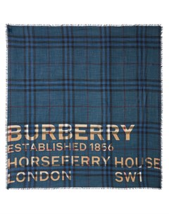 Клетчатый шарф с принтом Horseferry Burberry