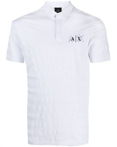 Рубашка поло с вышитым логотипом Armani exchange
