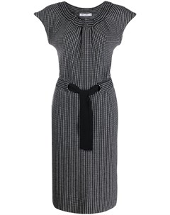 Платье 2000 х годов узкого кроя с узором в горох pre owned Christian dior
