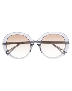 Солнцезащитные очки в массивной оправе Chloé eyewear