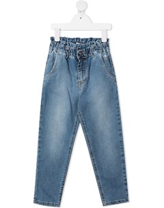 Прямые джинсы с присборенной талией Msgm kids