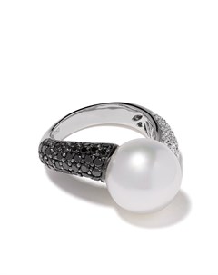 Кольцо Twilight из белого золота с жемчугом и бриллиантами Yoko london