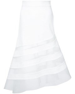 Полупрозрачная юбка со вставками Robert wun