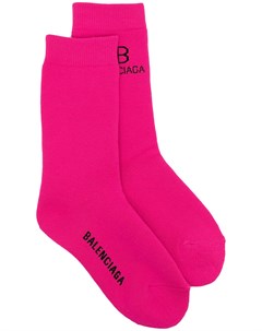 Носки вязки интарсия с логотипом Balenciaga