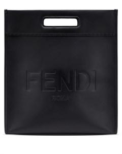 Сумка тоут N S с тисненым логотипом Fendi