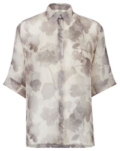 Рубашка с короткими рукавами и цветочным принтом Fendi