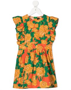 Платье мини с цветочным принтом Mini rodini