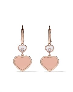 Серьги Happy Hearts из розового золота с бриллиантами Chopard